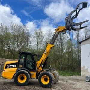 foto 5.2m/3.2t manipulátor JCB TM310 vidle+ (2023!)KLEŠTĚ na kulatinu